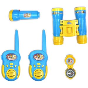 Speelgoed Paw Patrol ontdekking/avontuur set voor kinderen walkie talkies/kompas/zaklamp/verrekijker - Speelgoed walkietalkies