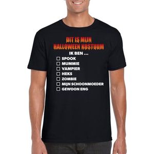 Halloween Dit Is Mijn Halloween Kostuum Heren T-shirt - Funny Heren Halloween Verkleedkleding L