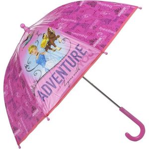 Disney Prinsesjes kleine paraplu roze voor kids - Paraplu's