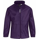 B&C - Sirocco - Regenjas - Paars - 100% Nylon - Kinderen