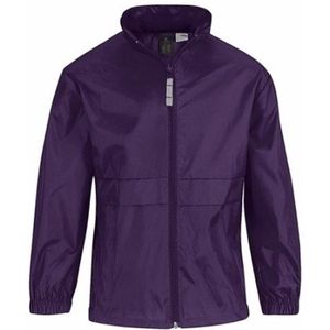 B&C - Sirocco - Regenjas - Paars - 100% Nylon - Kinderen