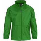 Windjas/regenjas voor jongens donkergroen 12-13 jaar