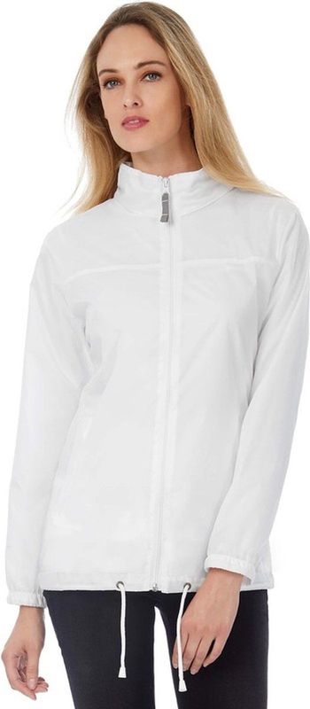 B&C - Sirocco - Windbreaker - Wit - Dames