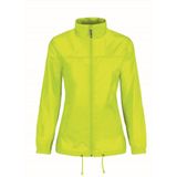 Windjas/regenjas voor dames geel