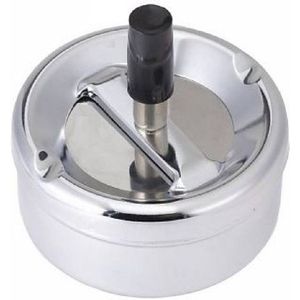 Metalen asbak - 9 cm - draaiasbak