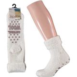 Apollo - Huissokken - Wit - Wol - Anti-slip voor Meisjes