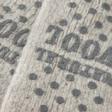 Huissokken - Grijs - Wollen - Met Anti-Slip
