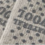 Huissokken - Grijs - Wollen - Met Anti-Slip