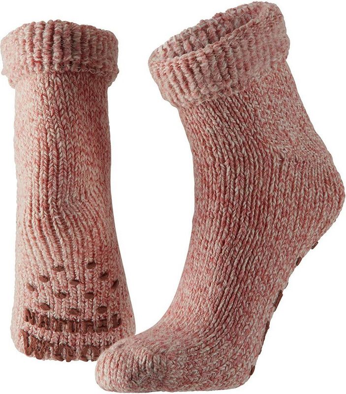Slofsokken - Roze - Wollen - Anti-slip - Voor Meisjes