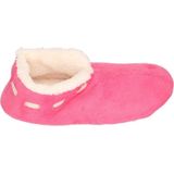 Meisjes Spaanse sloffen/pantoffels fuchsia maat 31-32