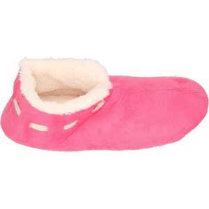 Spaanse sloffen/pantoffels - kinderen - fuchsia roze - maat 33-34 - met zachte voering