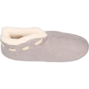 Spaanse sloffen/pantoffels - voor kinderen - grijs  - maat 33-34 - warme winter sloffen