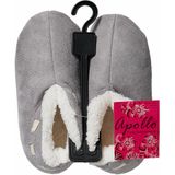 Spaanse Sloffen - Grijs - Suède - Warme Pantoffels voor Kinderen
