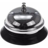 2x ronde receptiebel/ baliebel 9 cm