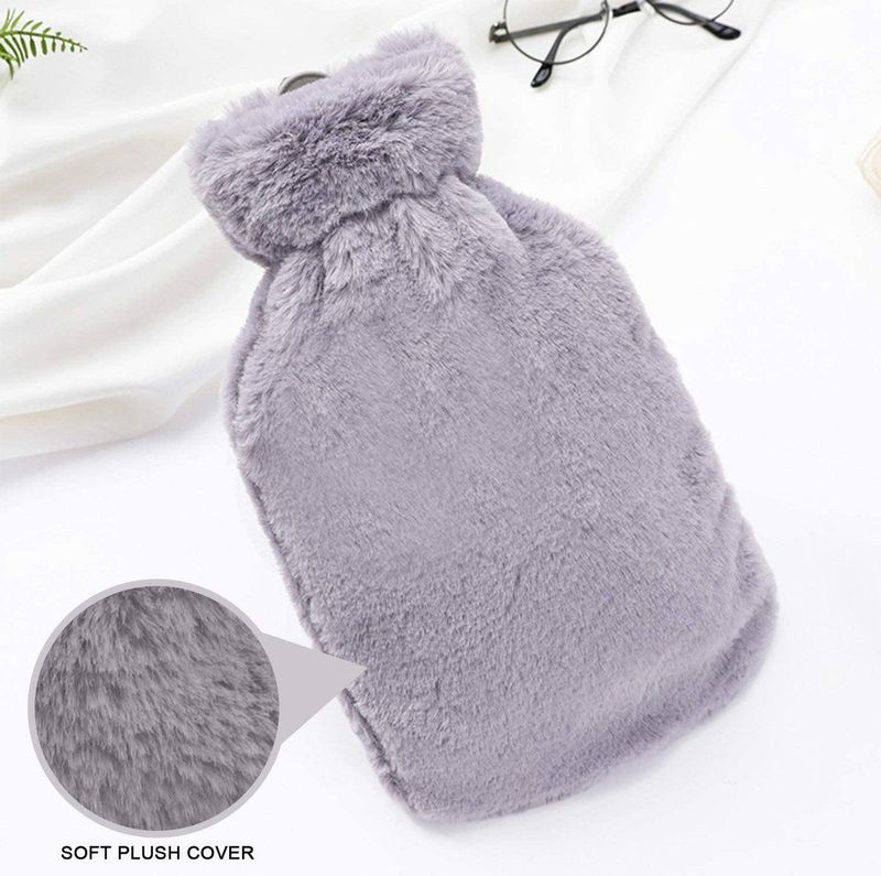 Cosy & Trendy - Warmwaterkruik - Grijs - Synthetisch - 2 Liter