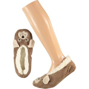 Ballerina huispantoffels/sloffen hondje voor meisjes maat 31-33 - sloffen - kinderen