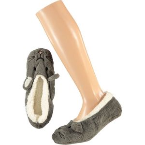 Ballerina - Konijntje - Pantoffels - Roze - 100% Polyester - Kinderen