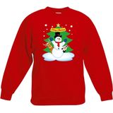 Bellatio Decorations - Kersttrui - Rood - Katoen