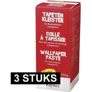 3x pakken papier mache lijm van 125 g