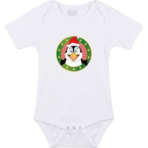 Kerst - Rompertje - Wit - Kerstkleding Baby