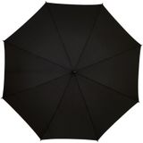 Automatische storm paraplu zwart/oranje 80 cm