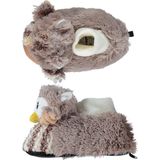 Huis - Pinguin - Pantoffels - Zwart - 100% Polyester