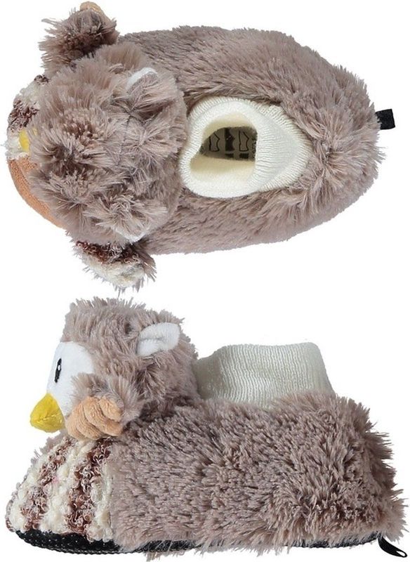 Huis - Pinguin - Pantoffels - Zwart - 100% Polyester