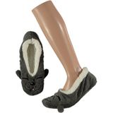 Meisjes ballerina pantoffels/sloffen zeehond