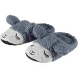 Kinder dieren pantoffels/sloffen lama/alpaca grijs slippers