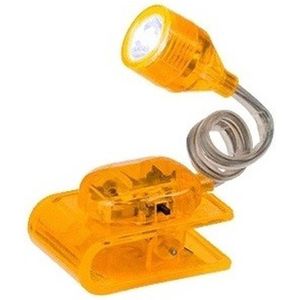 Geel ledlampje op klem 4 cm - Klemlampen