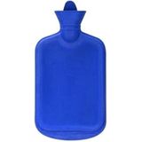 1x Stuks warmwater kruik blauw 2 liter - warmwaterkruik