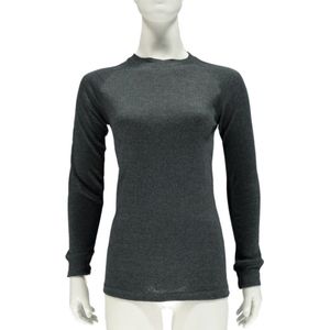 Thermo shirt antraciet lange mouw voor dames S antraciet
