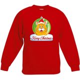 Bellatio Decorations - Merry Christmas - Sweater - Rood - Katoen