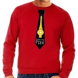 Bellatio Decorations - Foute Kersttrui - Rood - Katoen