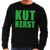 Bellatio Decorations - Kut Kerst - Sweater - Zwart - Katoen
