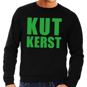 Bellatio Decorations - Kut Kerst - Sweater - Zwart - Katoen