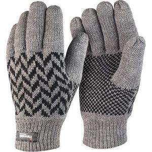 Result winter handschoenen grijs - Handschoenen - volwassenen