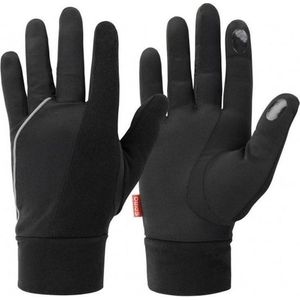 Zwarte hardloop handschoenen voor volwassenen