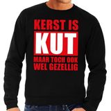 Bellatio Decorations - Foute Kersttrui - Zwart - Katoen