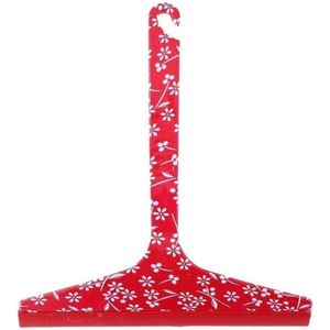 Ramentrekker bloemetjes motief rood 22,5 cm