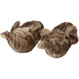 Dieren olifant pantoffels/sloffen voor volwassenen - Grijs - Maat 42/44