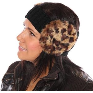 Warme winter hoofdband namaakbont oorwarmers - Mutsen - volwassenen
