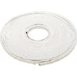 Benson - Tochtstrip - Wit - Kunststof - 2x 9mm x 5,5 meter