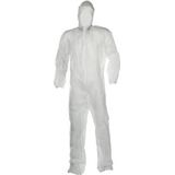 Witte Wegwerp Bescherm Overall Maat XXL - Klus Overalls