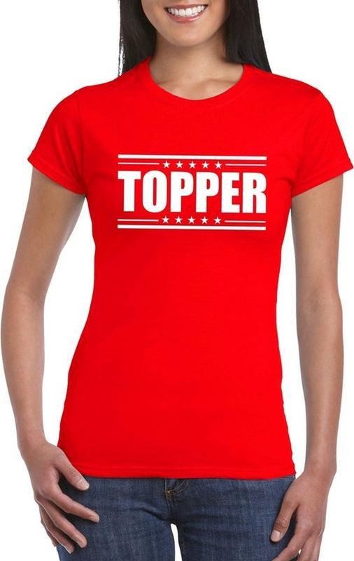 Topper - Toppers in Concert 2025 - T-shirt - Rood - Dames