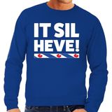 Bellatio Decorations - It Sil Heve - Sweater - Blauw - Heren