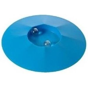 Knikkerpot blauw met knikkers 17 cm