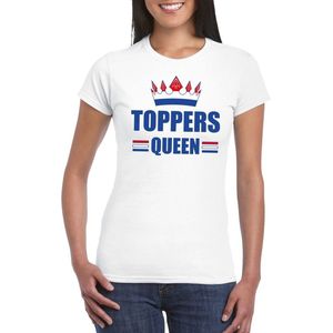 Toppers Queen verkleedkleding - Wit dames shirt