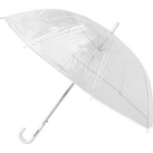 Trendoz Paraplu - met Kunststof Handvat - Transparant - 86 cm