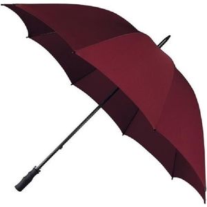 Falcone Golf stormparaplu windproof - bordeaux rood - lang - 130 cm